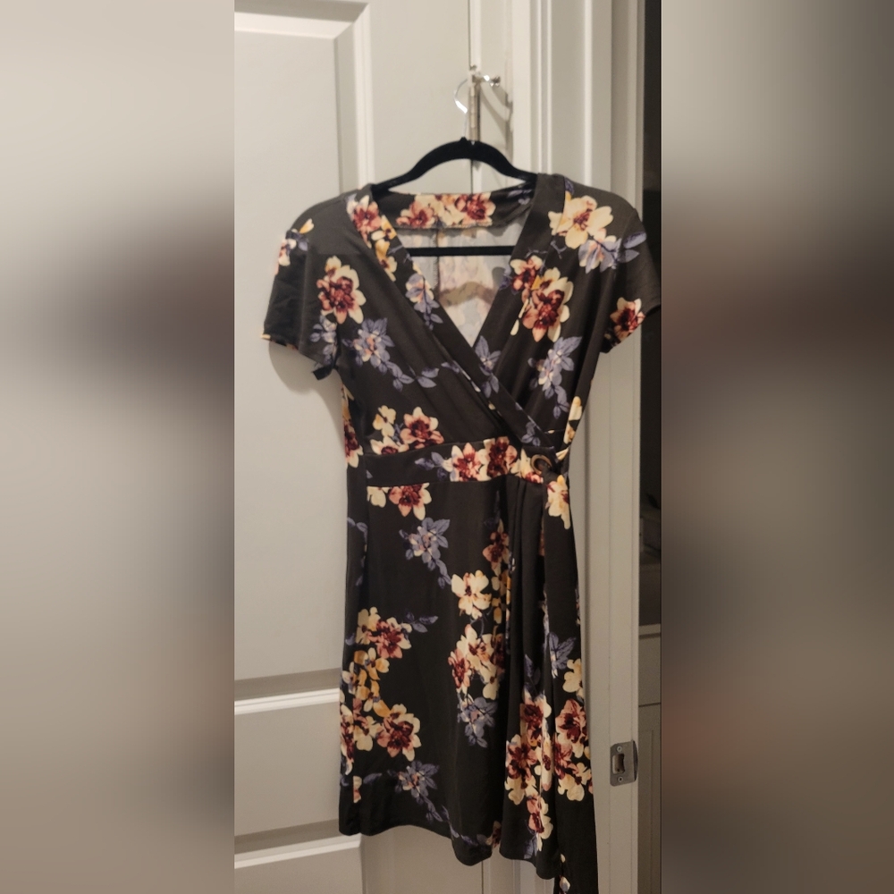 Floral mid length dress